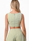 Capri crop top - guavaberry