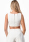 Capri crop top - guavaberry