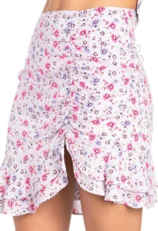 Armona mini skirt - guavaberry