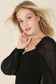 SHIRRING LONGSLEEVE BODYSUIT