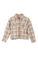 I'M COMING HOME PLAID JACKET WITH POCKETS