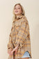 BEFORE I GO PLAID JACKET WITH POCKETS